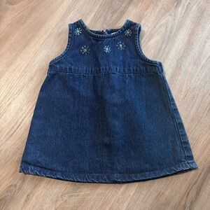 Vintage Old Navy Blue Denim Baby Dress